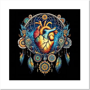 Heart Dreamcatcher Posters and Art